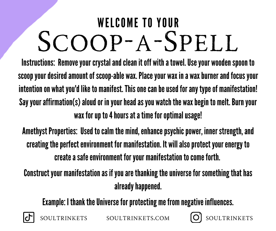 Scoop-a-Spell Manifestation Collection 4oz