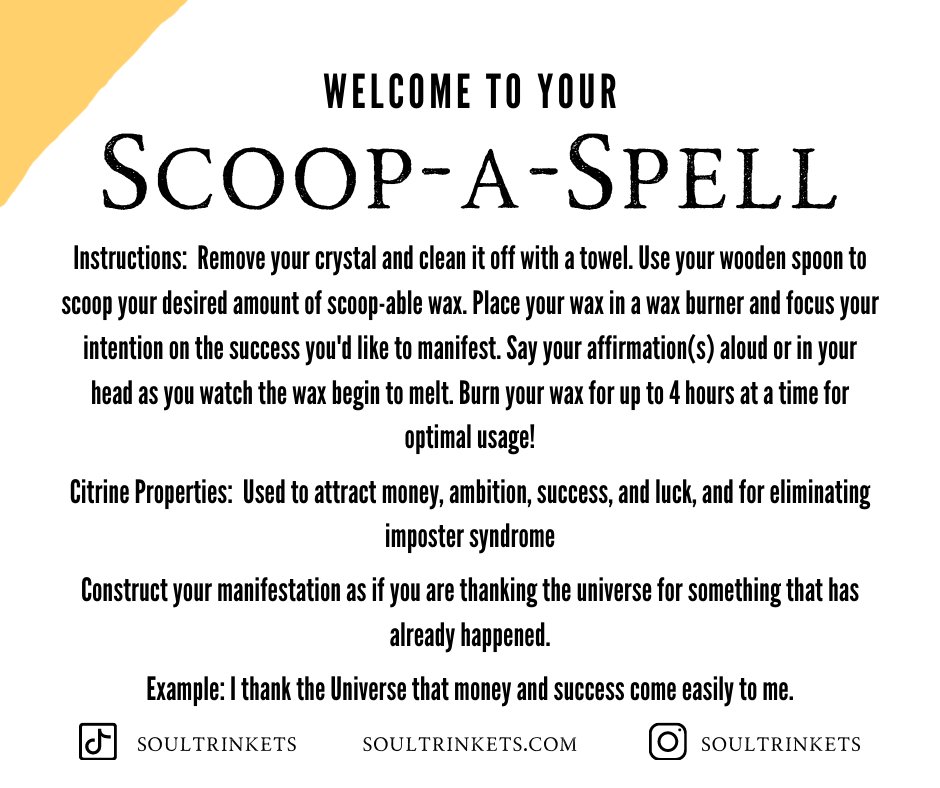 Scoop-a-Spell Manifestation Collection 4oz